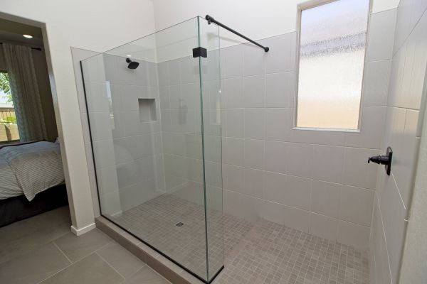 Shower Floor Tile Installation